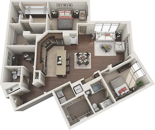 Floor plan B2.5CD