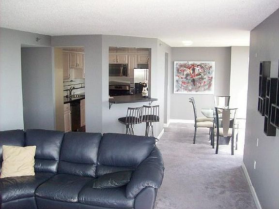Living room into Dining area