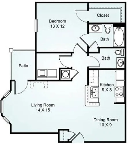 Floor plan A1 - The Augusta
