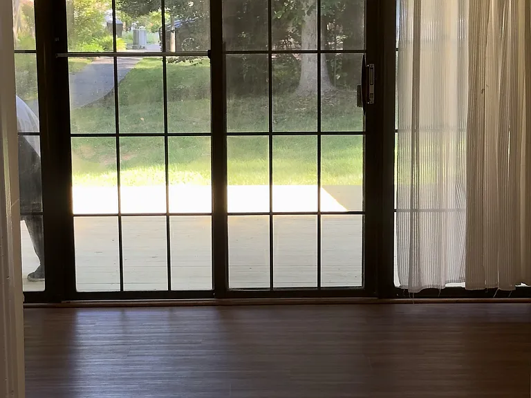 Outside Back Door Living Room