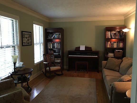 Bright formal living room