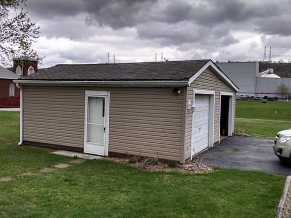 Newer roof on the two car detached garage.
