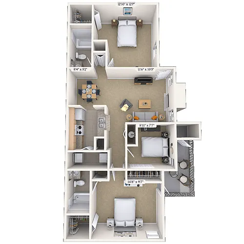Floor plan The Bradford