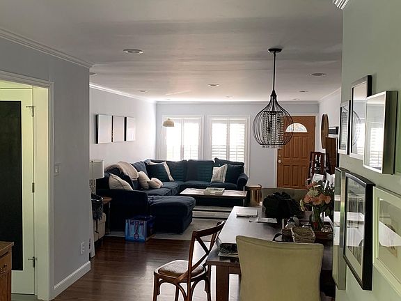 Living and dining from rear door