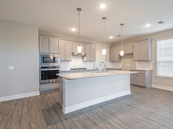 Open island kitchen