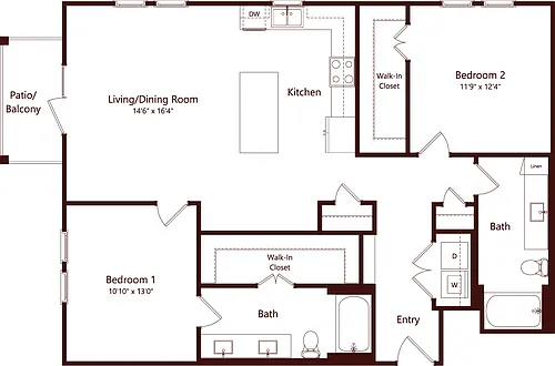 Floor plan B21