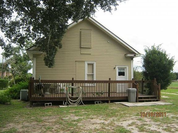 Large wood deck
