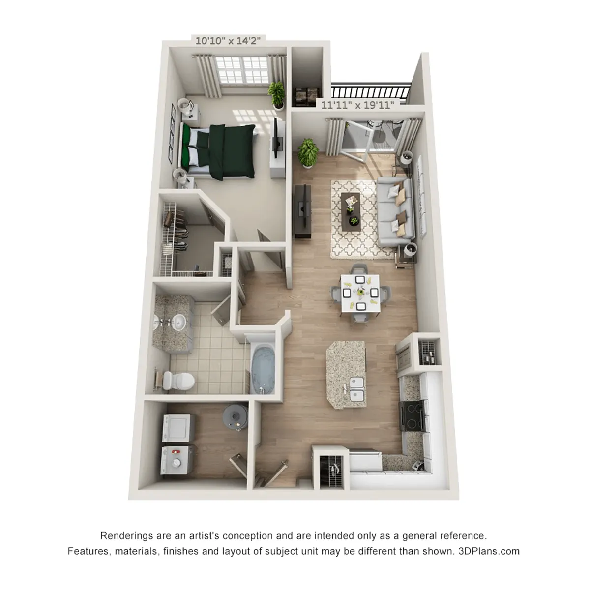 Floor plan The Sweetgum - Phase II