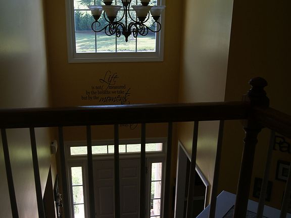 Two story foyer