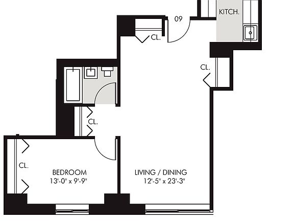 2nd image of 45 Wall St APT 2509