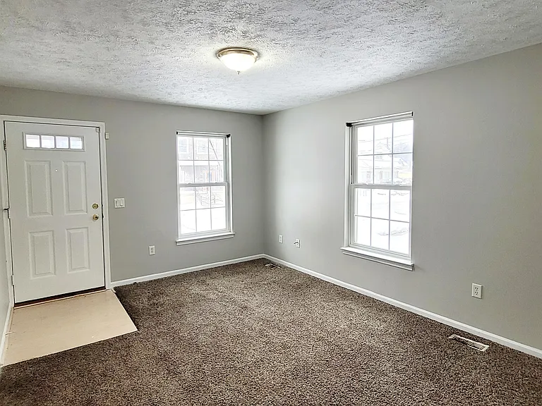 Living room with entry