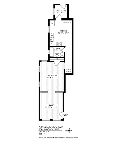 Floor plan 1 Bedroom
