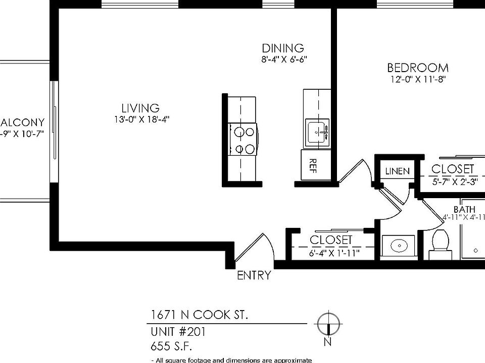 2nd image of 1671 Cook St #104