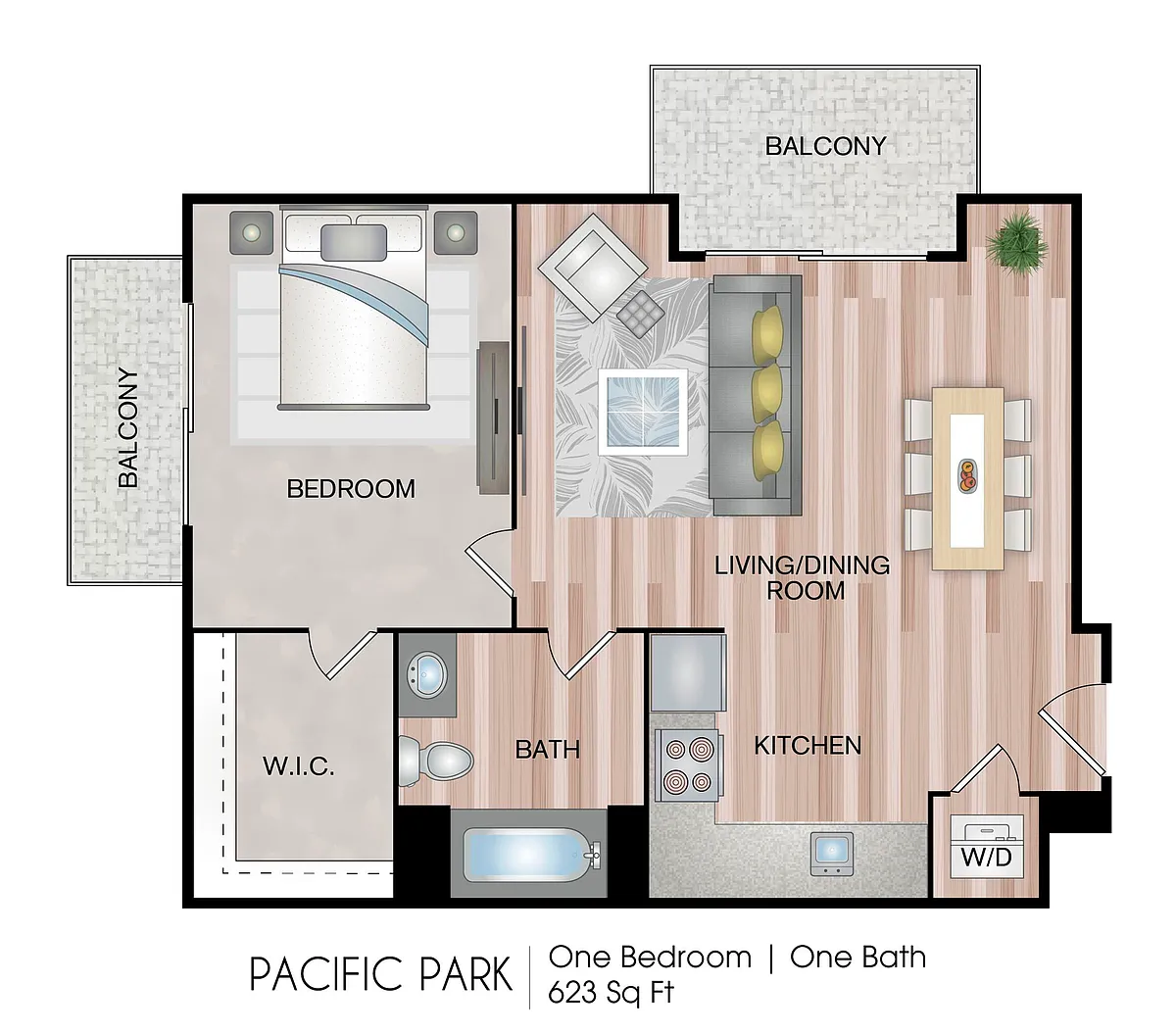 Floor plan Pacific Park