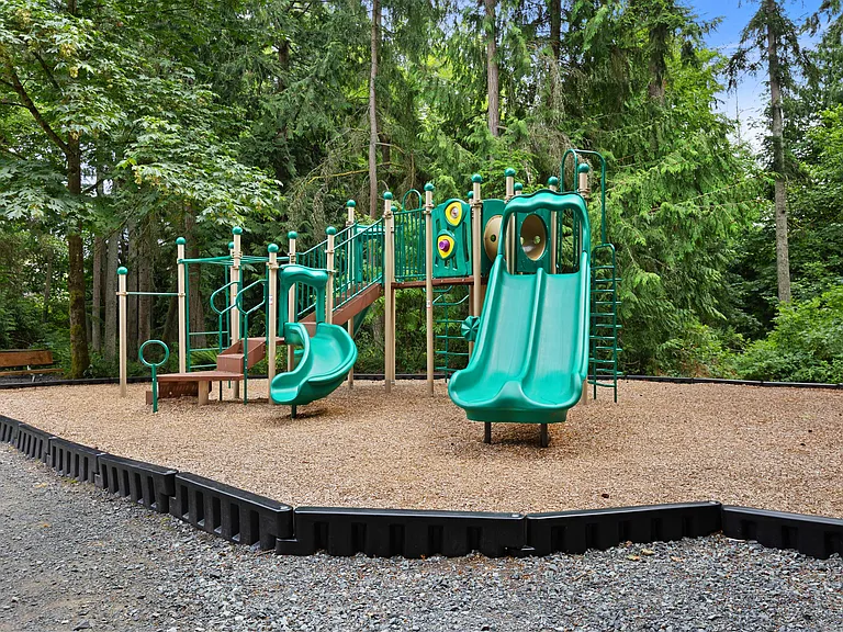 Childrens' playground in Discovery Crest community park - for residents only