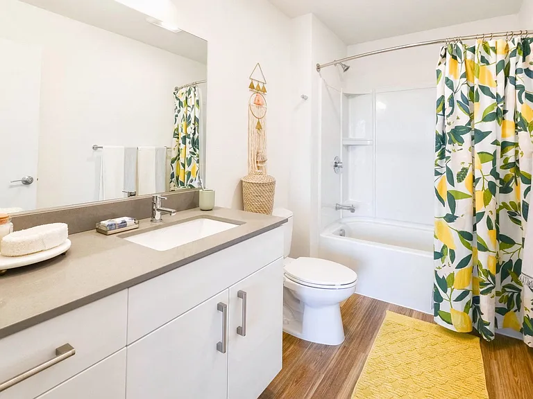 Spa inspired bathrooms with large soaking tubs