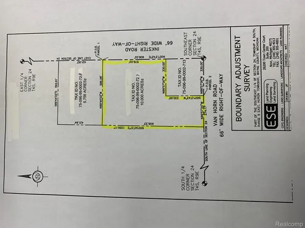 Vacant Van Horn Rd, New Boston, MI 48164