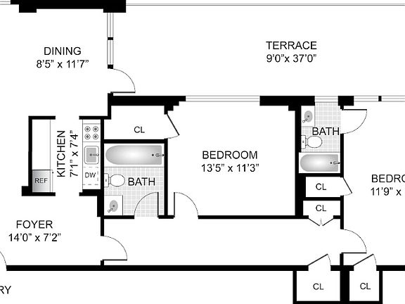 2nd image of 136 E 55th St #Penthouse B