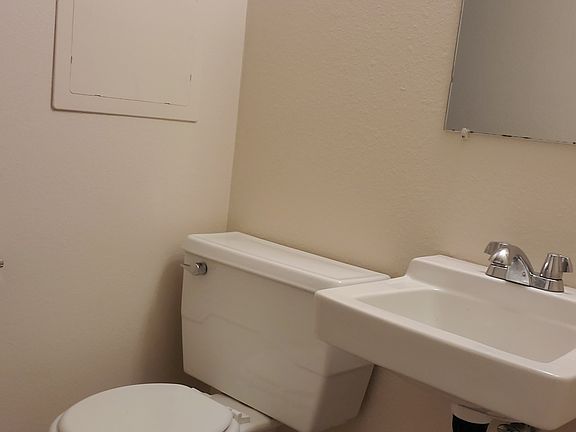 Lower level restroom.