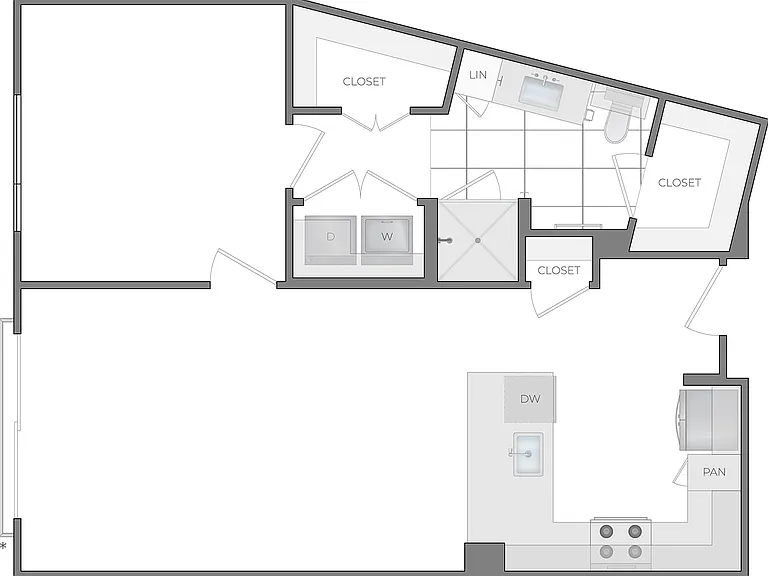 H 1Bed / 1Bath H 1Bed / 1Bath