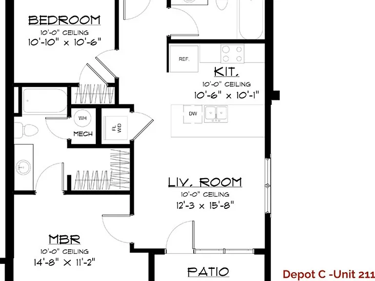 Depot Building C Luxury Rentals — Photo 32