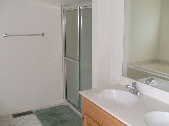 Roomy master bathroom