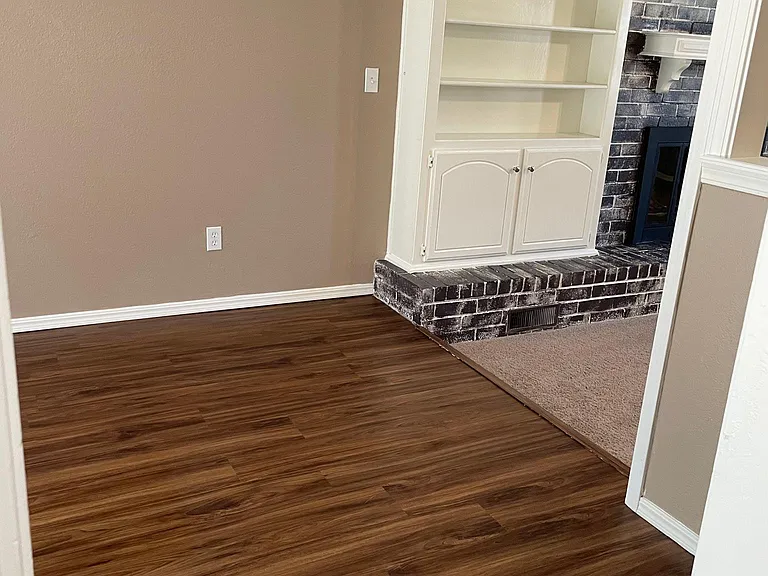 kitchen looking into dining room.