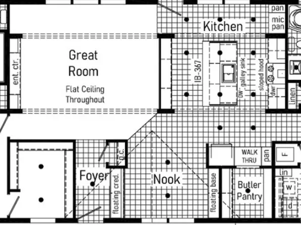 Cavco 67 Fairview Manor Plan, FairView Manor