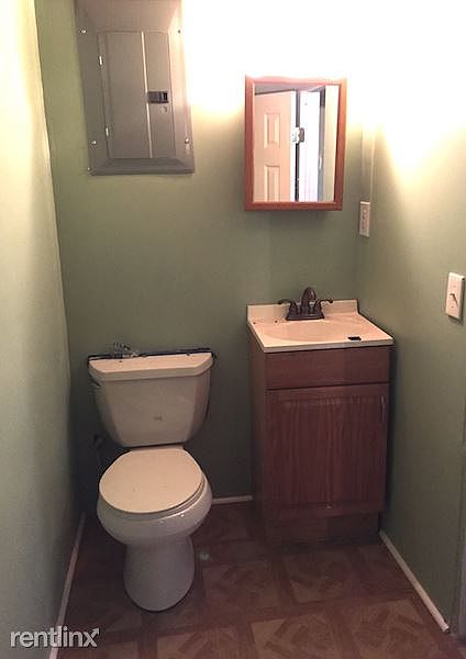 basement bathroom to post
