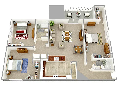 Floor plan The Riverwalk