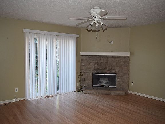 Fireplace in a living room