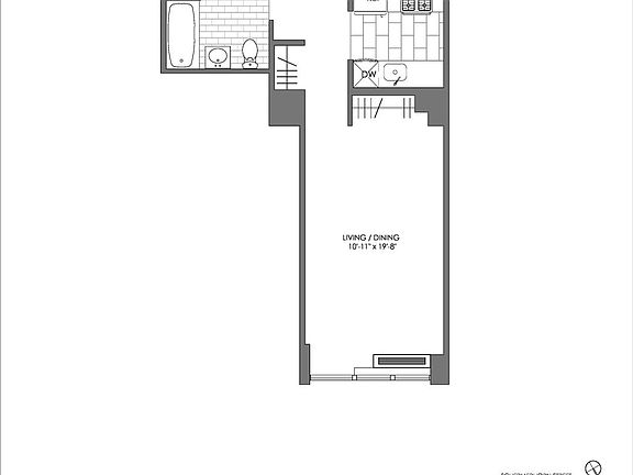 2nd image of 33 Bond St #1520