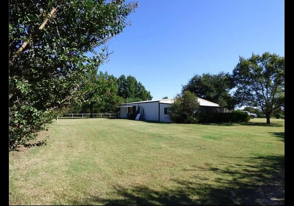 Northwest corner of house