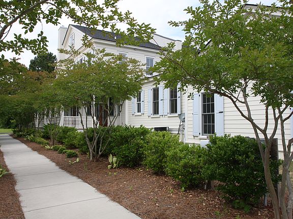 side of townhouse