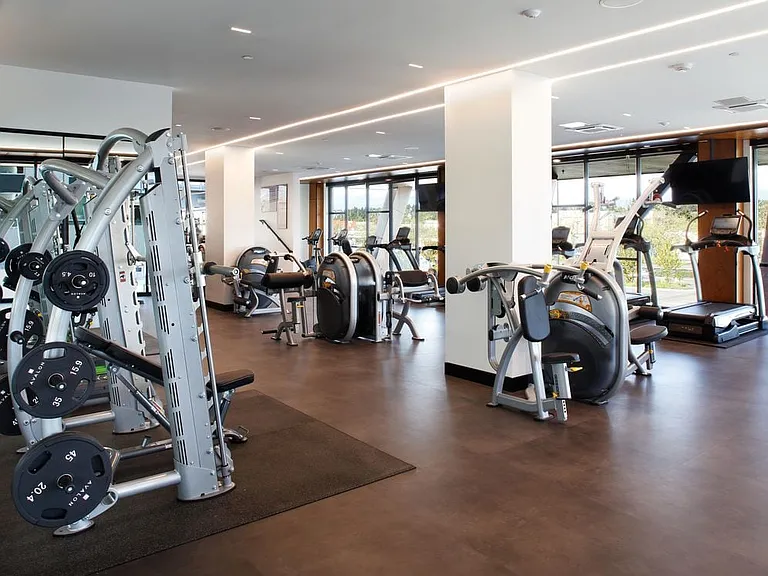 State-of-the-art fitness center