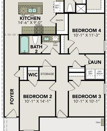 The Colorado First Floor Plan