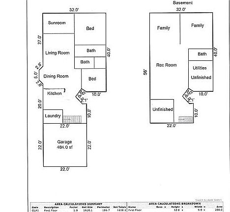 Floor Plan Sketch