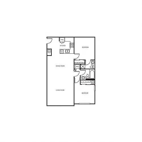Floor plan 2X2 213-513