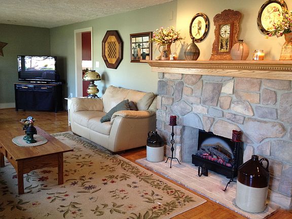 Living Room Custom Fireplace