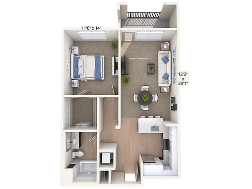 Floor plan A6-F-Two