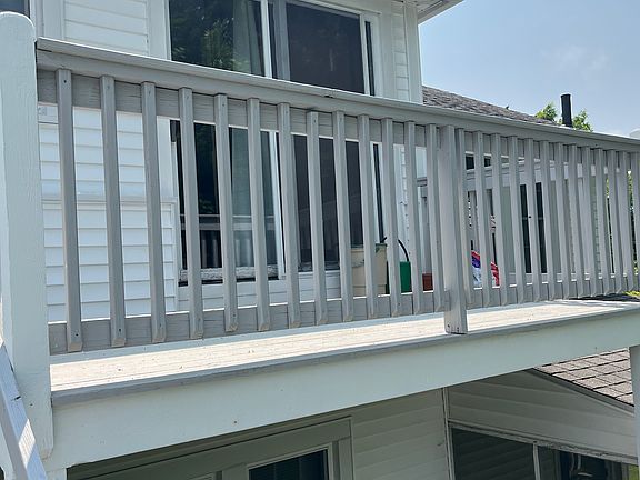 Deck off kitchen