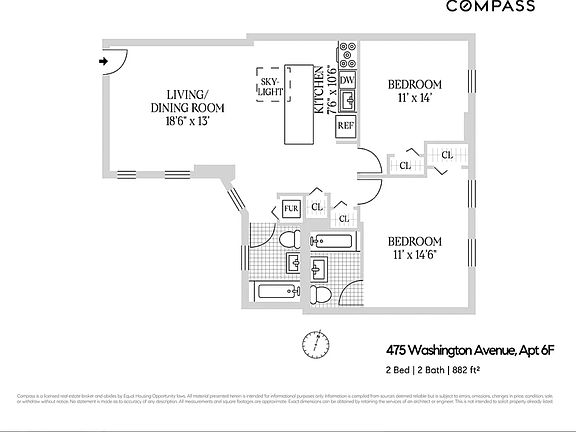2nd image of 475 Washington Ave APT 6F