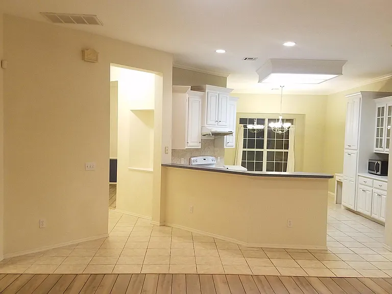 Living room, kitchen and dinning