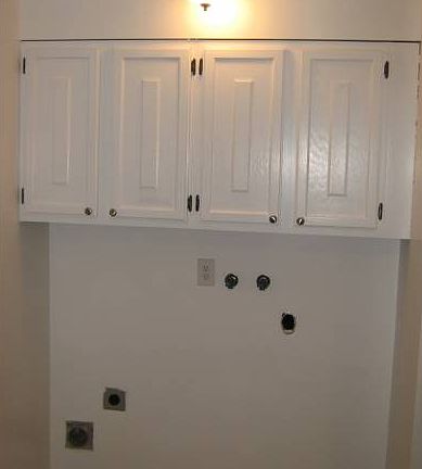 Interior laundry area