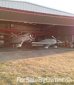 Hanger
						:
						45 X 16 bifold, faces north. Summer friendly.