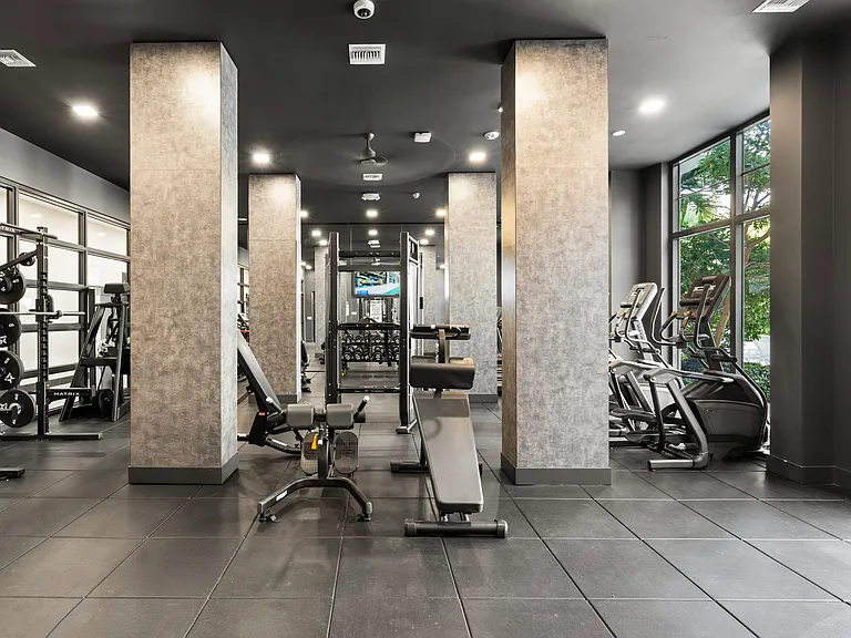 State-of-the-art fitness center equipped for every workout routine.
