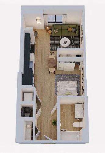Floor plan Studio-S1