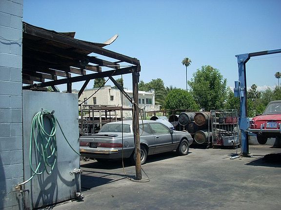     the back of shop