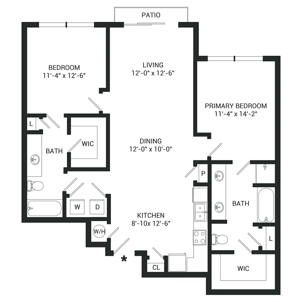 Floor plan B2