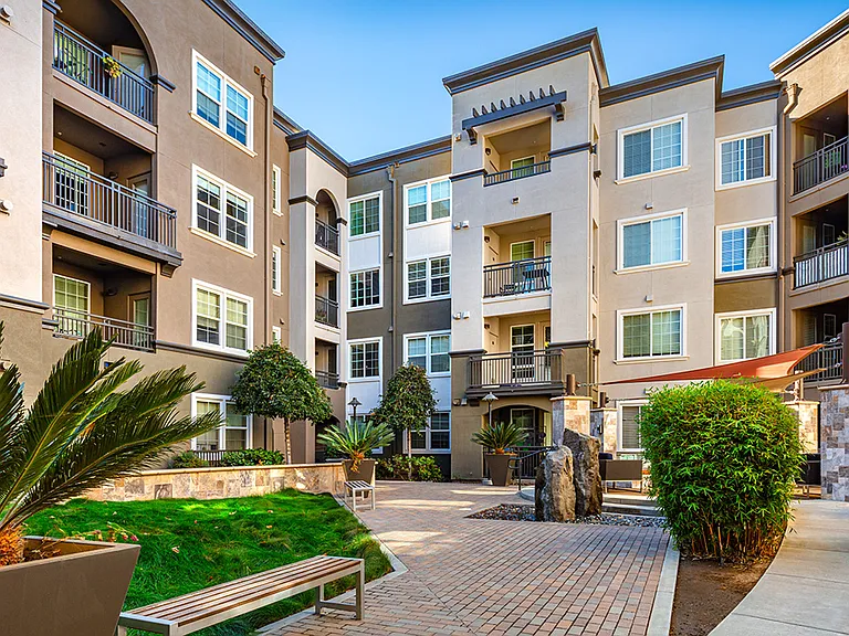 Outdoor courtyard